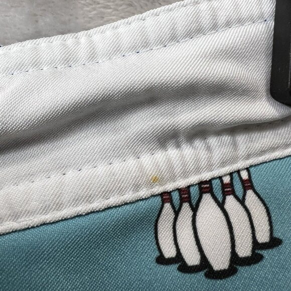 Penguin Swim Trunk Men’s 32 Bowling Pin Novelty Printed Beach Swim Shorts - Picture 7 of 11